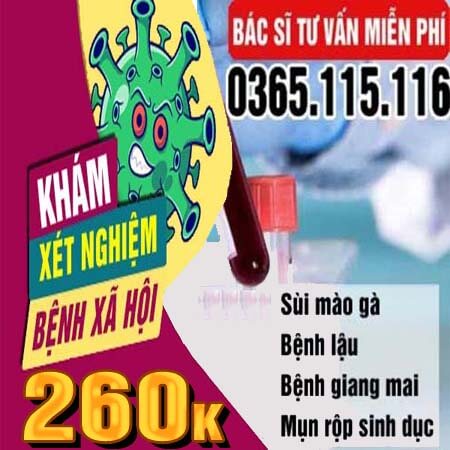 15 địa chỉ xét nghiệm bệnh xã hội ở Hà Nội khám tốt nhất