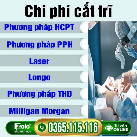 Cắt trĩ hết bao nhiêu tiền: Ưu đãi chi phí chữa bệnh trĩ trọn gói