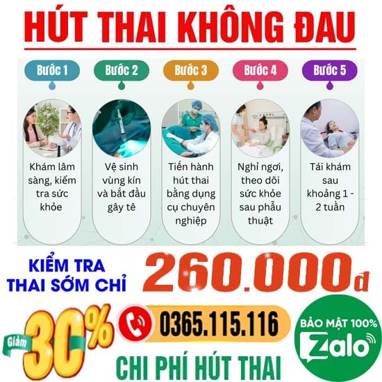 Hút thai có đau không? Hút thai an toàn 6 đến 12 tuần tuổi