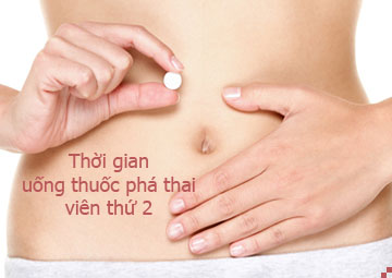 Uống thuốc phá thai viên thứ 2
