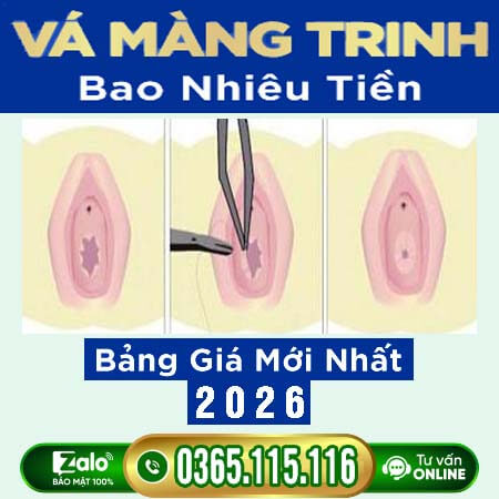 Vá màng trinh bao nhiêu tiền: Chi phí ở Hà Nội năm 2026
